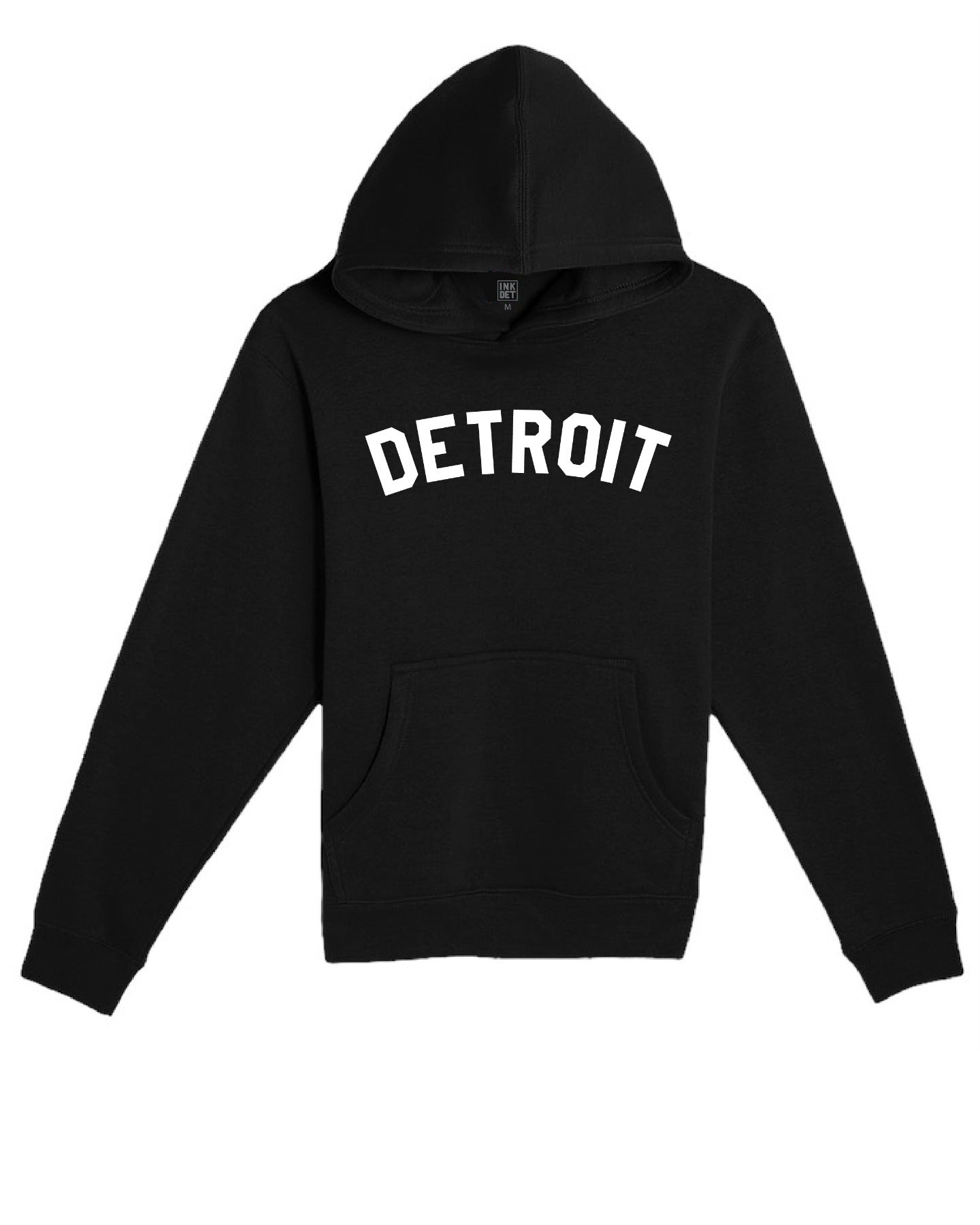 Ink Detroit Motor City Kitty Crop Hoodie - Heather Natural