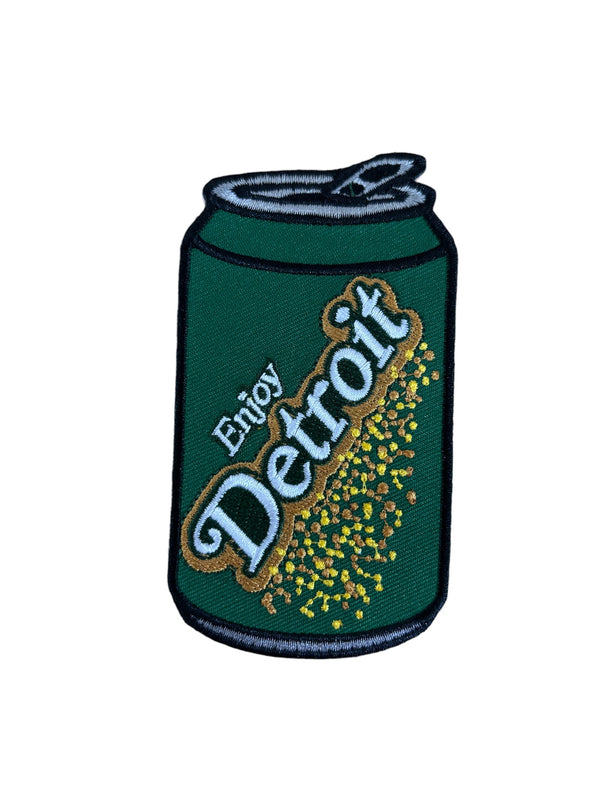 Ink Detroit - Vintage Enjoy Detroit Ginger Ale Iron On Patch