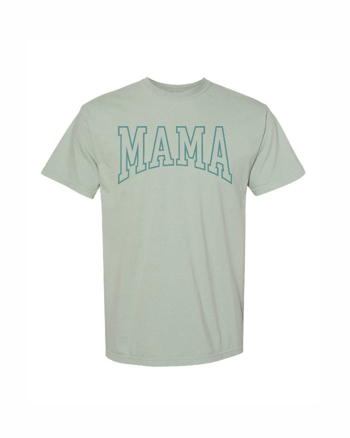 Ink Detroit - Varsity MAMA T-Shirt - Bay
