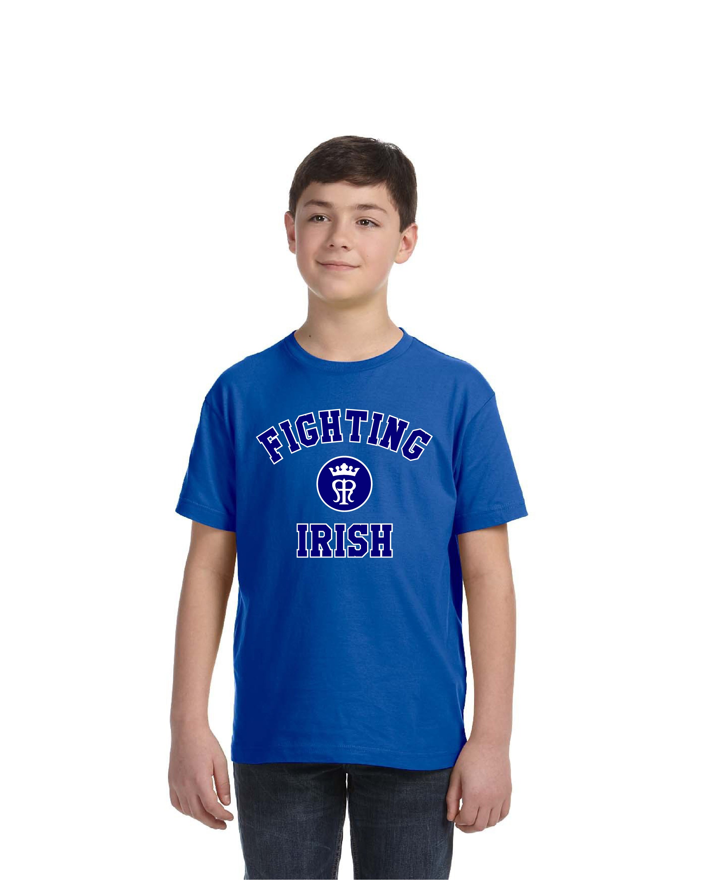 St Mary Fighting Irish Royal Blue Kids TShirt Ink Detroit