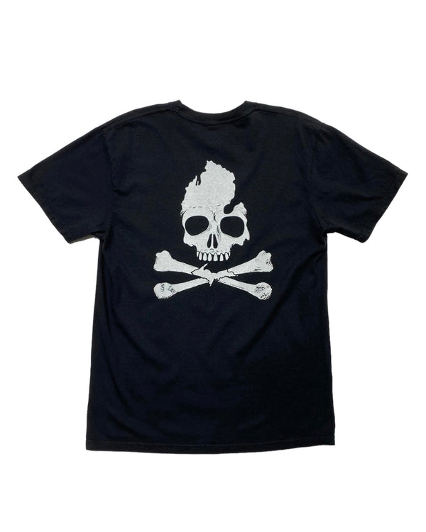 Michigan Skull & Bones Premium T-Shirt in Black