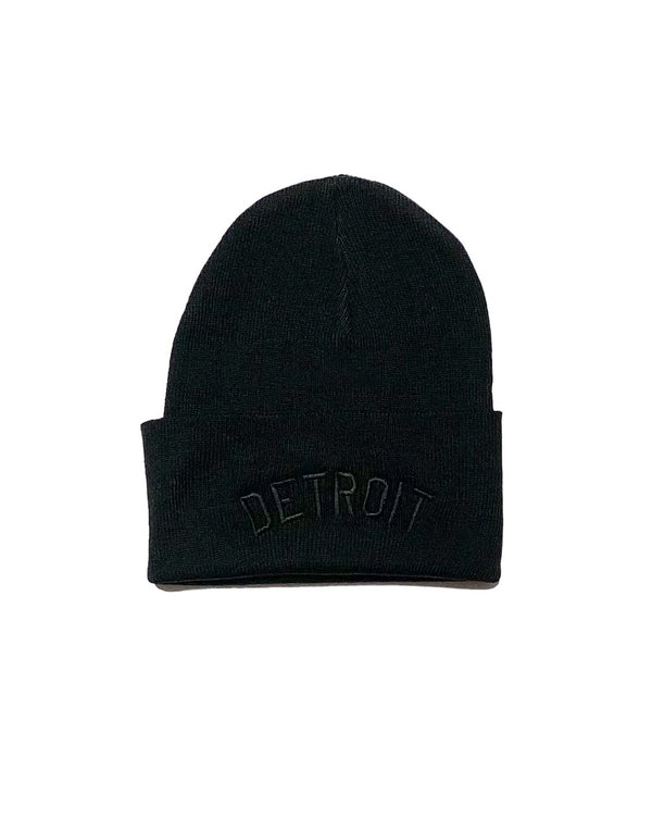 Ink Detroit -  Knit Beanie - Black