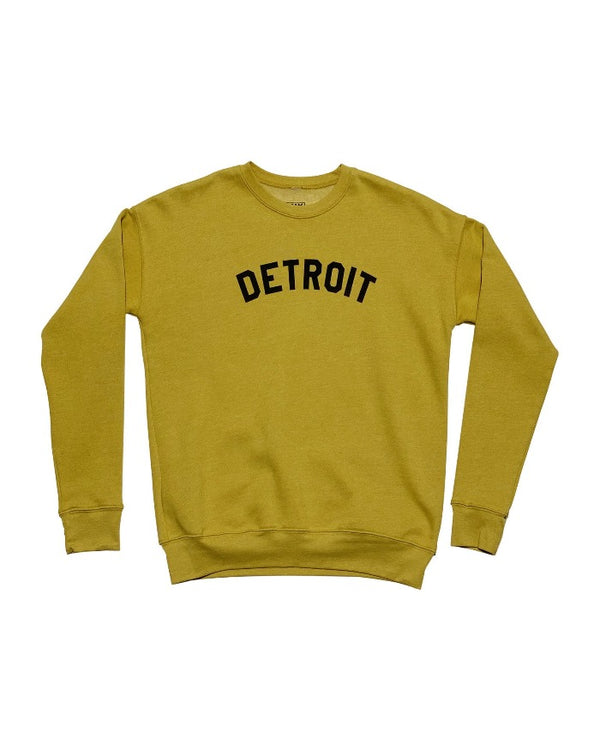 Ink Detroit Crewneck Sweatshirt - Mustard