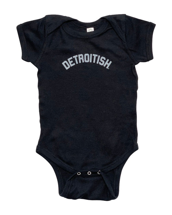 Ink Detroit Detroitish Baby Onesie - Black