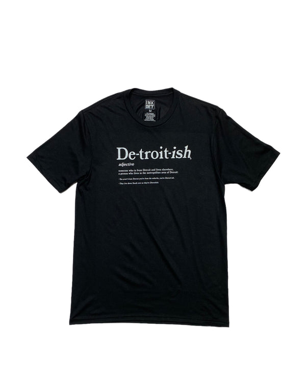 Ink Detroit - Detroitish Defined Tri Blend T-Shirt - Black