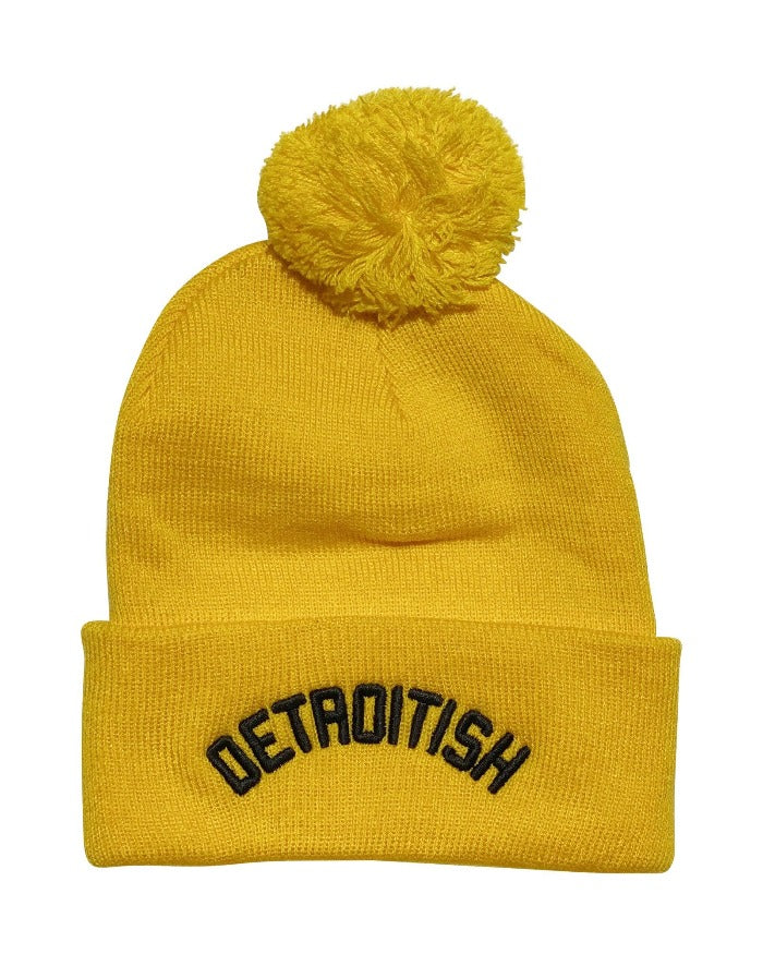 Detroit Old English D Patch Beanie Cap, Well Done Goods