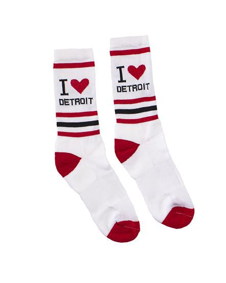 Ink Detroit I Love Detroit Crew Socks