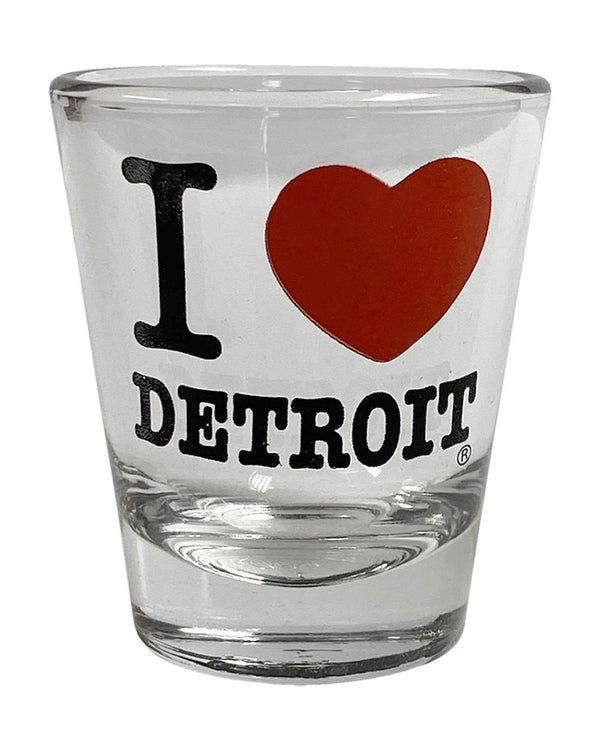 Ink Detroit I Love Detroit Shot Glass