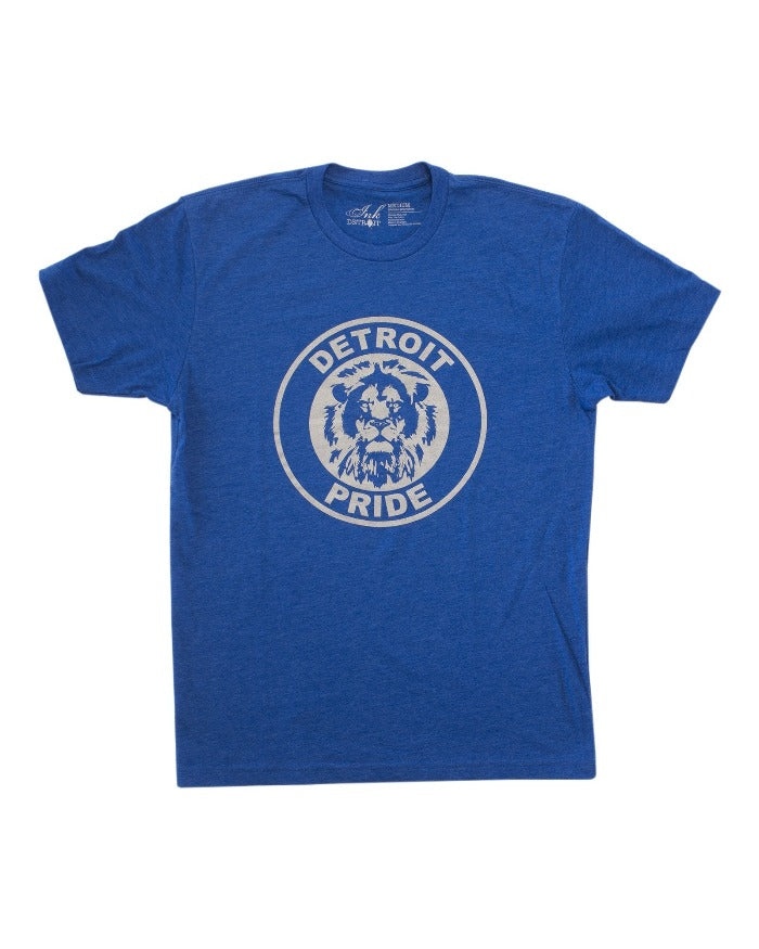 Ink Detroit Pride T-Shirt - Royal Blue