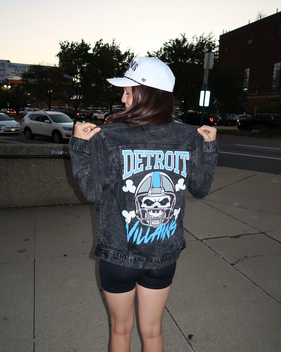 Ink Detroit - Villains Jean Jacket - Black