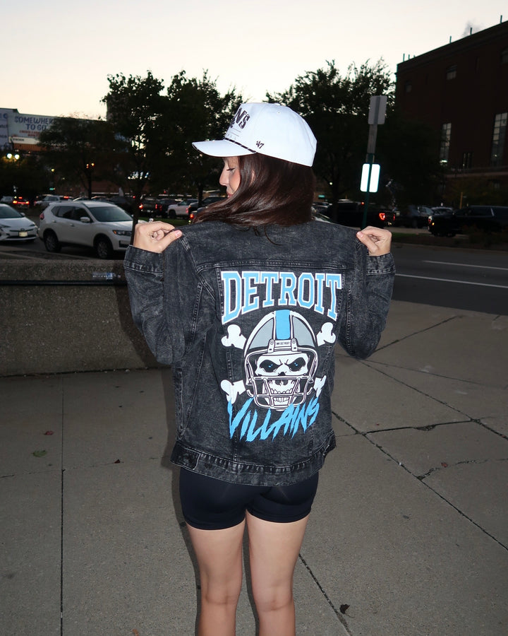 Ink Detroit - Villains Jean Jacket - Black