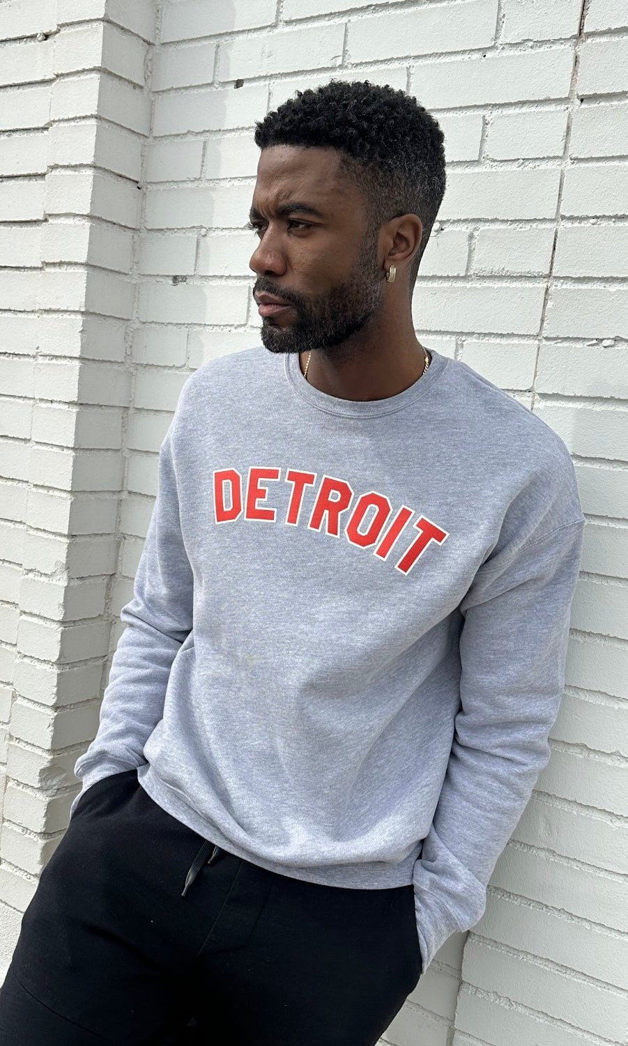 Ink Detroit - Classic Detroit Hockey Colorway Sweatshirt - Available in 4 Colors - Ink Detroit