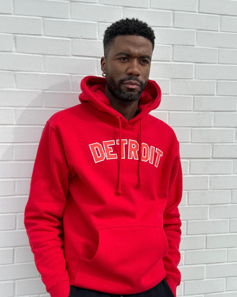 Ink Detroit - Classic Detroit Hockey Colorway Hoodie - Available in 4 Colors