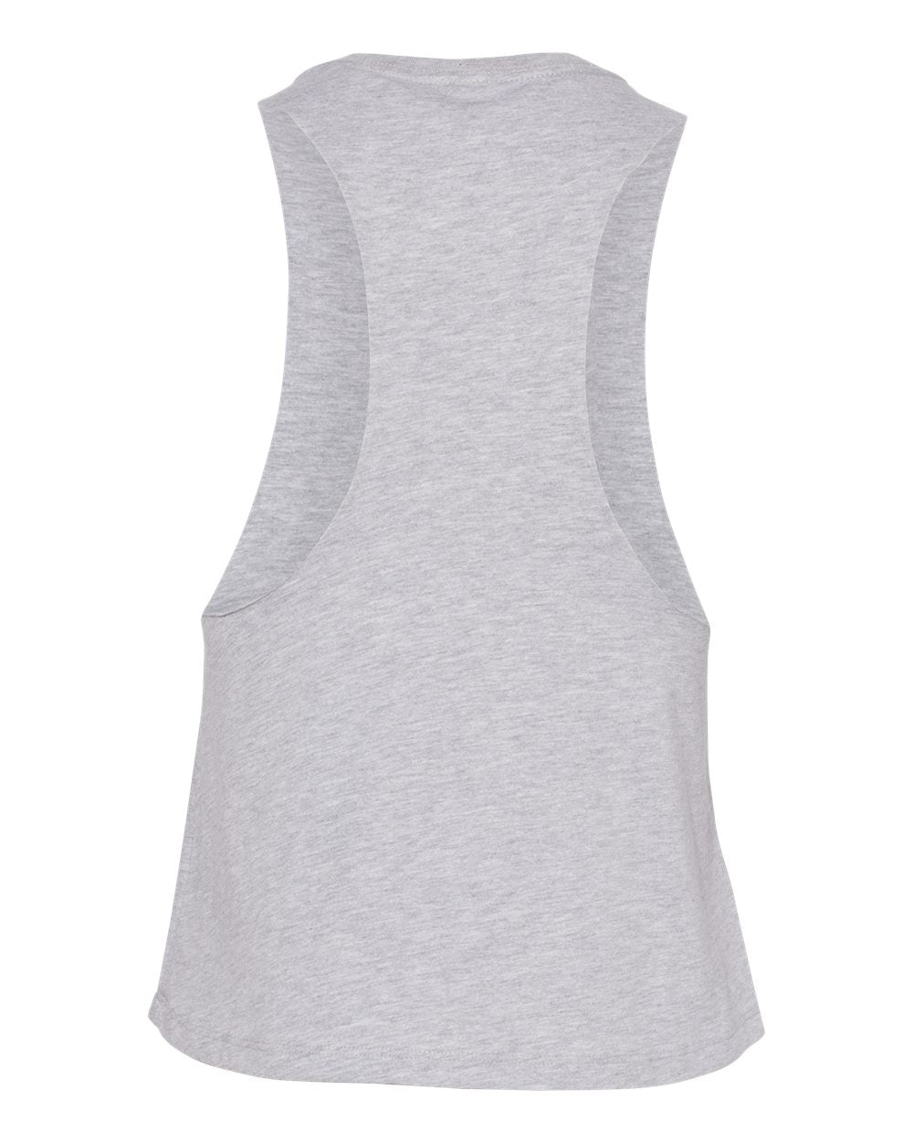 Ink Detroit Racerback Crop Tank Top - Athletic Grey - Ink Detroit
