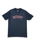 Ink Detroit Classic Orange & Navy Print T-Shirt - Heather Navy - Ink Detroit