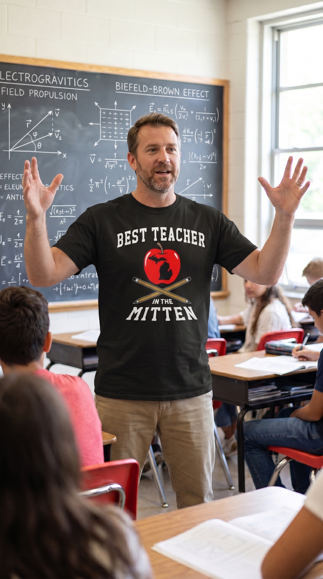 Best Teacher in the Mitten T-Shirt