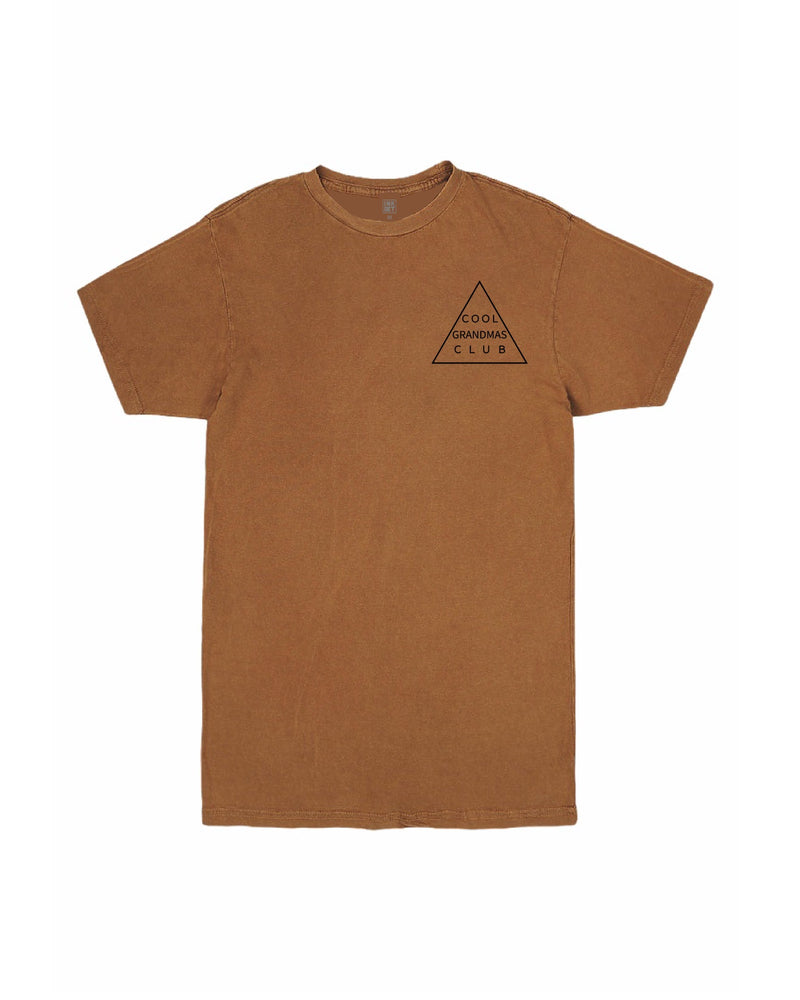 CMC - Cool Grandmas Club Mineral Wash T-Shirt - Camel