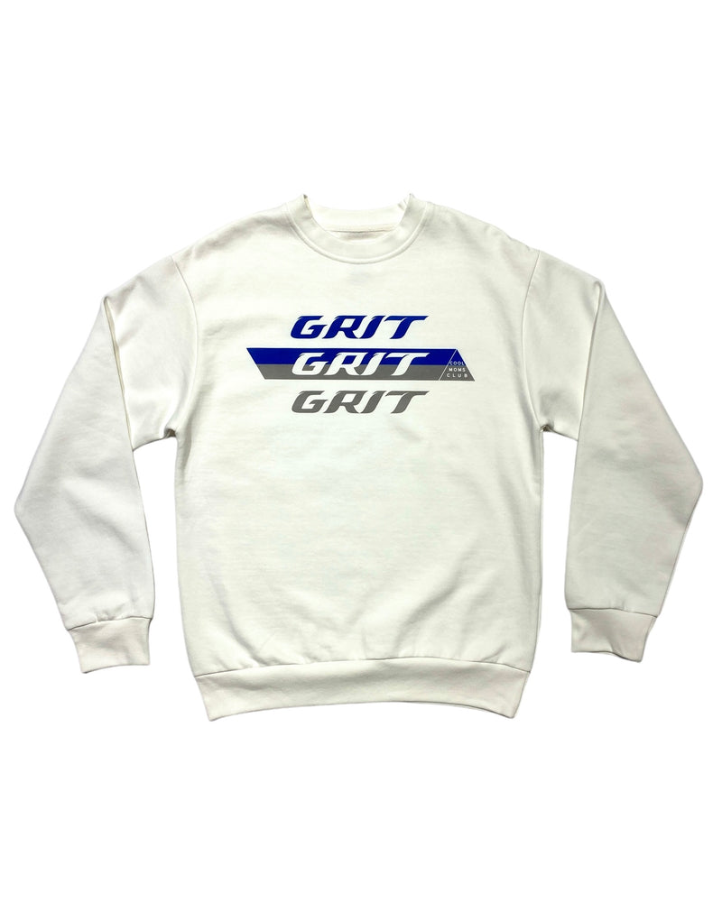 Cool Moms Club - Grit Crewneck Sweatshirt - White