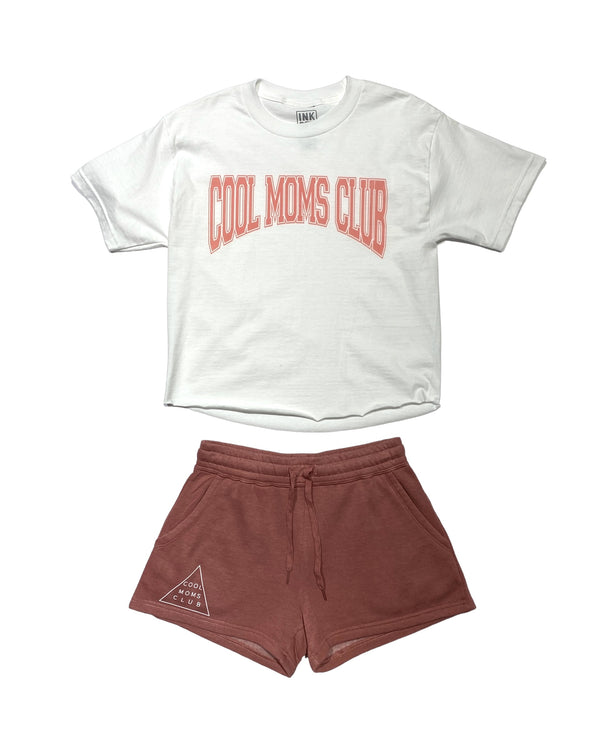 Cool Moms Club - Jogger shorts - Dusty Rose