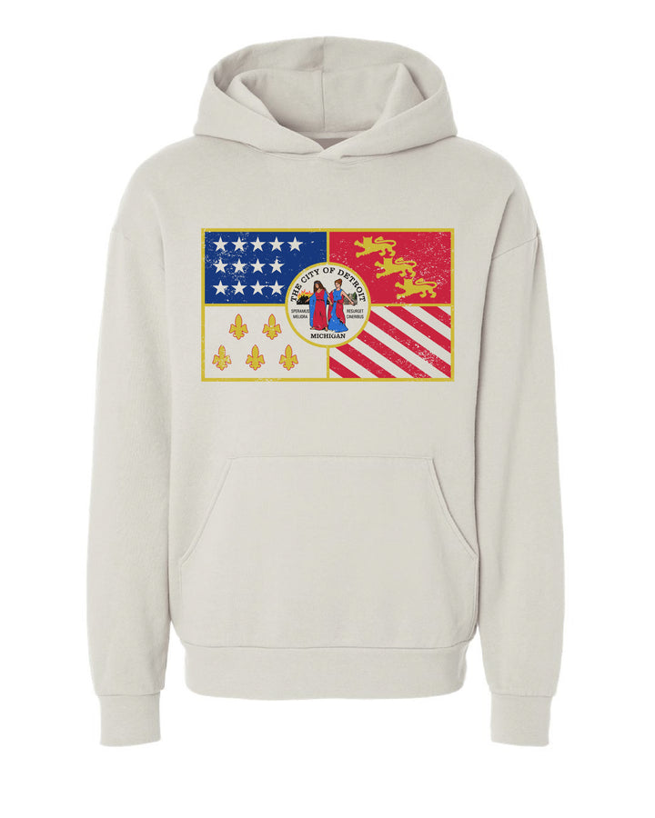 THE CITY OF DETROIT FLAG HOODIE 