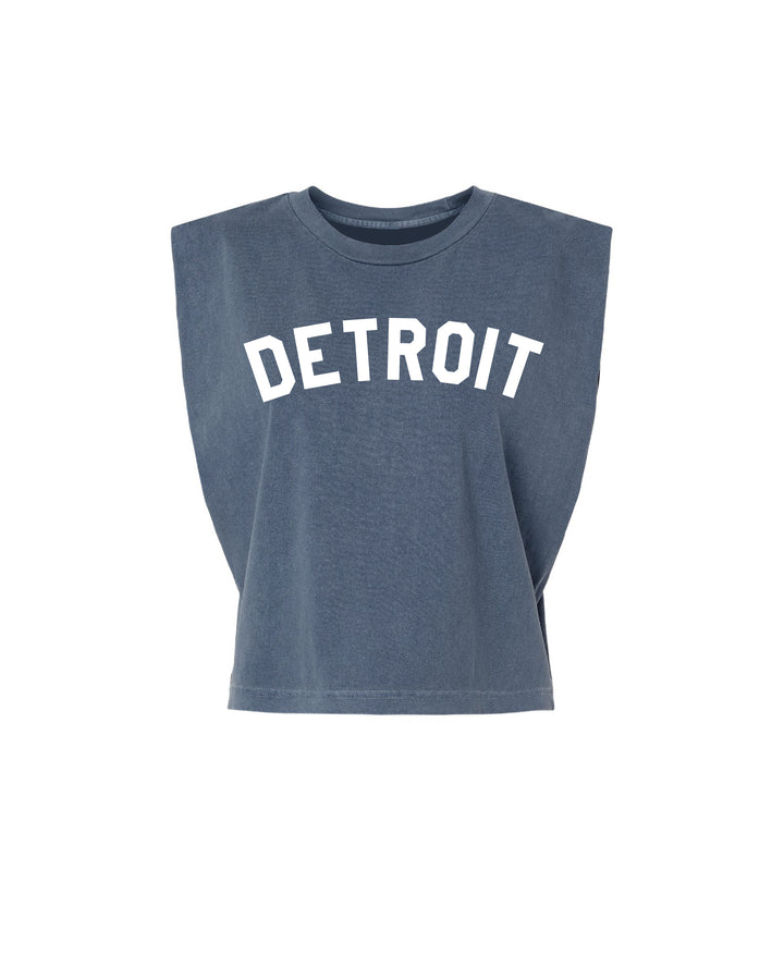 Detroit Women's Heavyweight Muscle T-Shirt -
