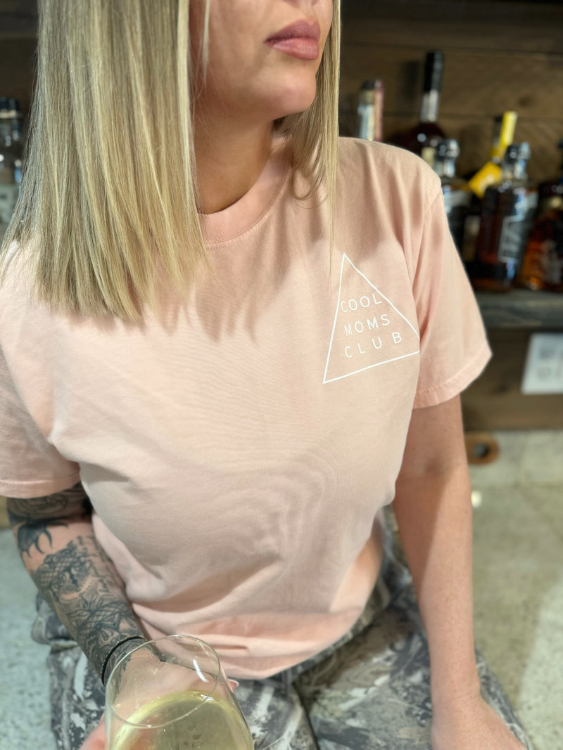 Cool Moms Club Heavyweight T-Shirt - Peach