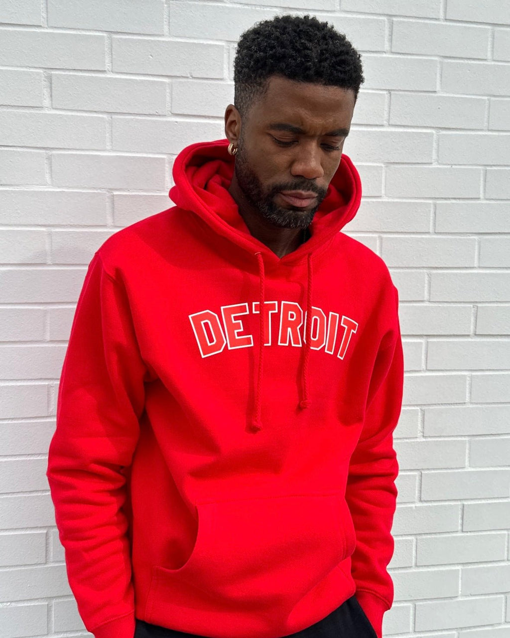 Ink Detroit - Classic Detroit Hockey Colorway Hoodie - Available in 4 Colors - Ink Detroit