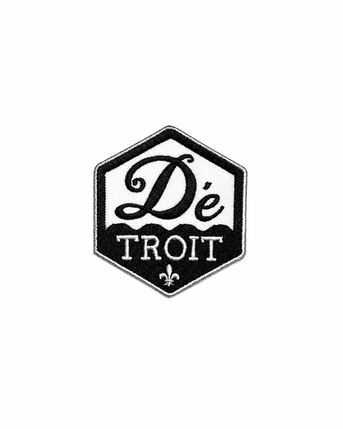 Day-twah Embroidered Patch - Ink Detroit