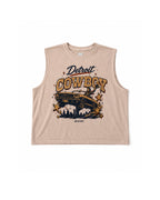 Detroit Cowboy Women's Muscle T-Shirt - Ink Detroit