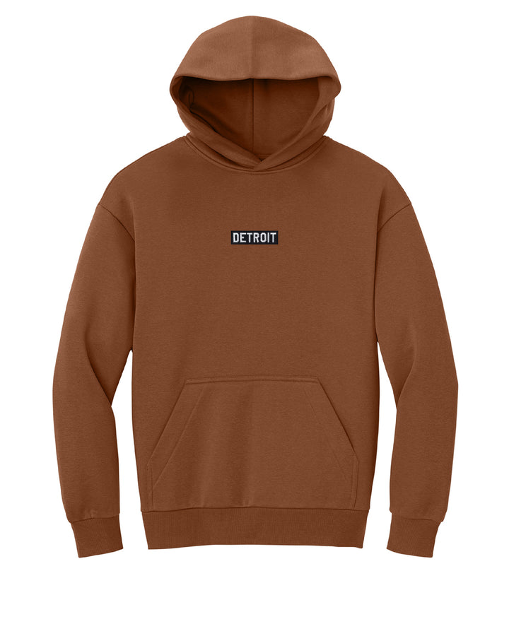 Detroit Patch Heavyweight Hoodie - Ink Detroit