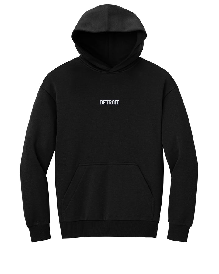 Detroit Patch Heavyweight Hoodie - Ink Detroit