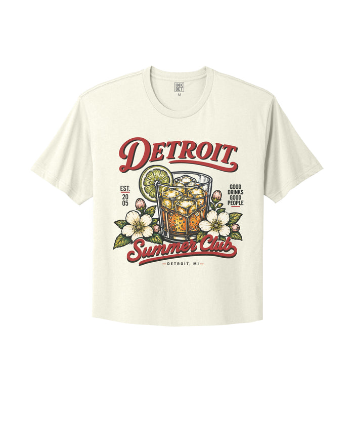 Detroit Summer Club Kinda Crop T-Shirt