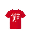 Ink Detroit Is Where I Roll Toddler T-Shirt - Red - Ink Detroit
