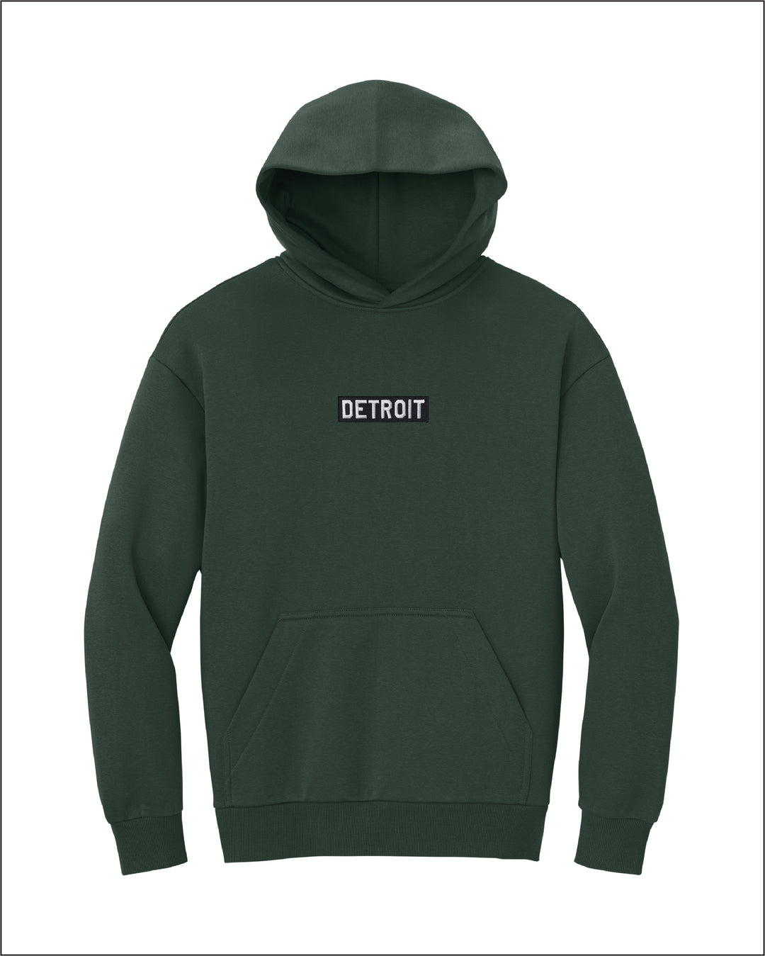 Ink Detroit - Heavyweight Fleece Hoodie with Embroidery - Available in 6 Colors