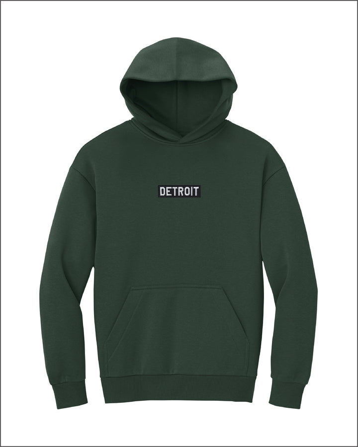 Ink Detroit - Heavyweight Fleece Hoodie with Embroidery - Available in 6 Colors