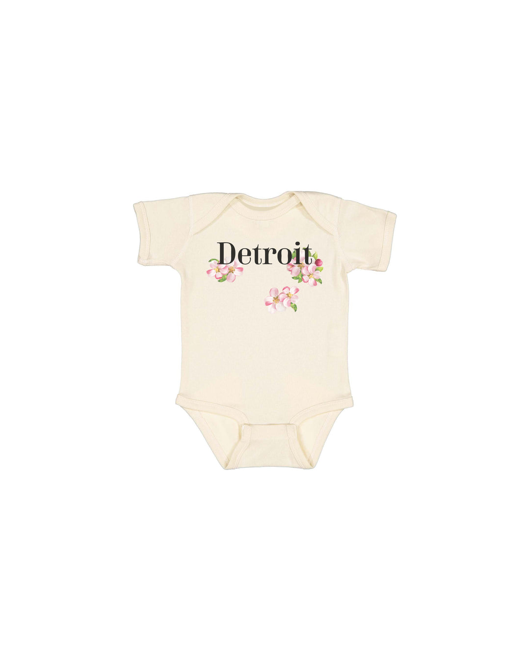 Detroit Apple Blossom Baby onesie