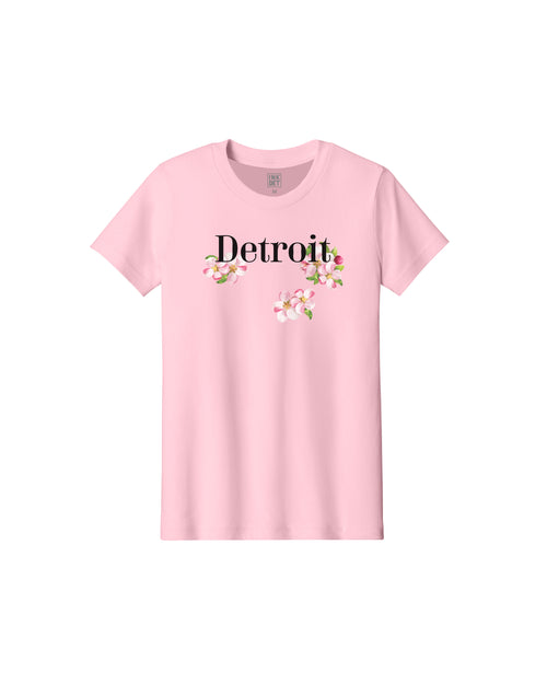 Detroit Apple Blossom Youth T-Shirt - Ink Detroit