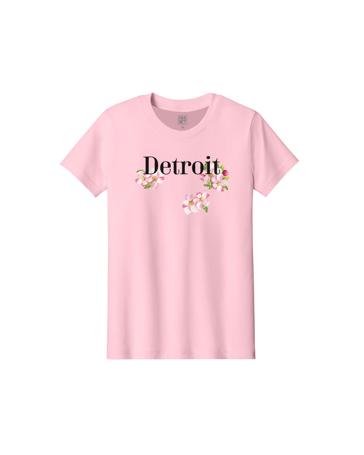 Detroit Apple blossom youth T-Shirt in pink