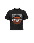 Detroit Bad Girls Women's Crop T-Shirt - Ink Detroit