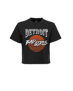 Detroit Bad Girls Women's Crop T-Shirt - Ink Detroit