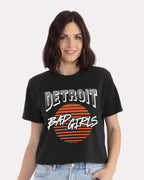 Detroit Bad Girls Women's Crop T-Shirt - Ink Detroit