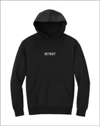 Ink Detroit - Heavyweight Embroidered Patch Fleece Hoodie - Ink Detroit