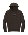 Ink Detroit - Heavyweight Embroidered Patch Fleece Hoodie - Ink Detroit