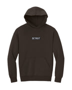 Ink Detroit - Heavyweight Embroidered Patch Fleece Hoodie - Ink Detroit