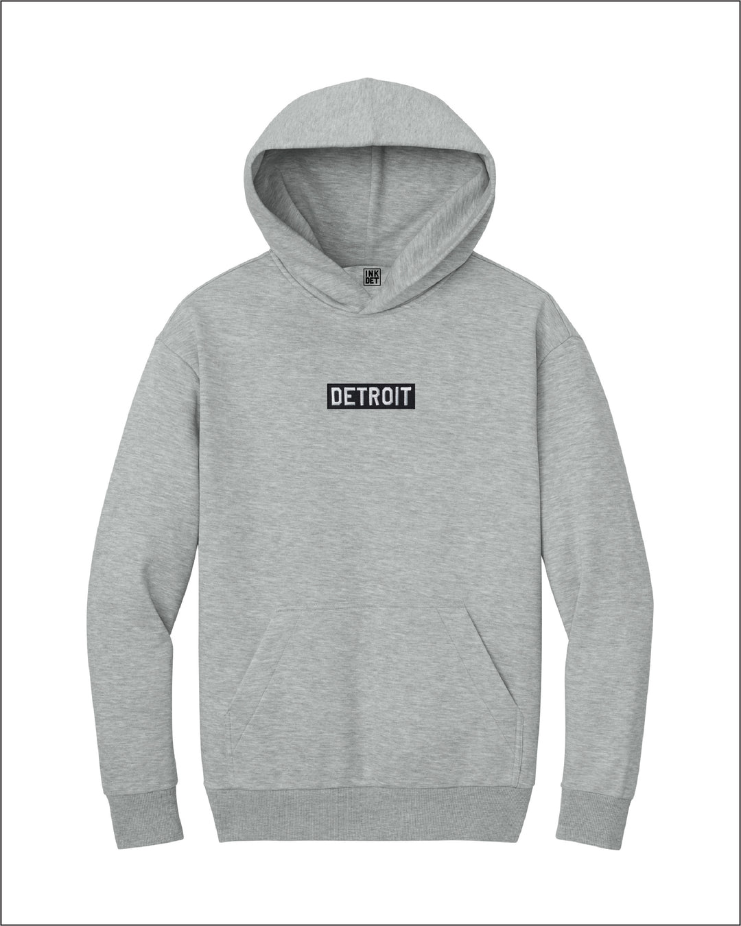Ink Detroit - Heavyweight Fleece Hoodie with Embroidery - Available in 6 Colors