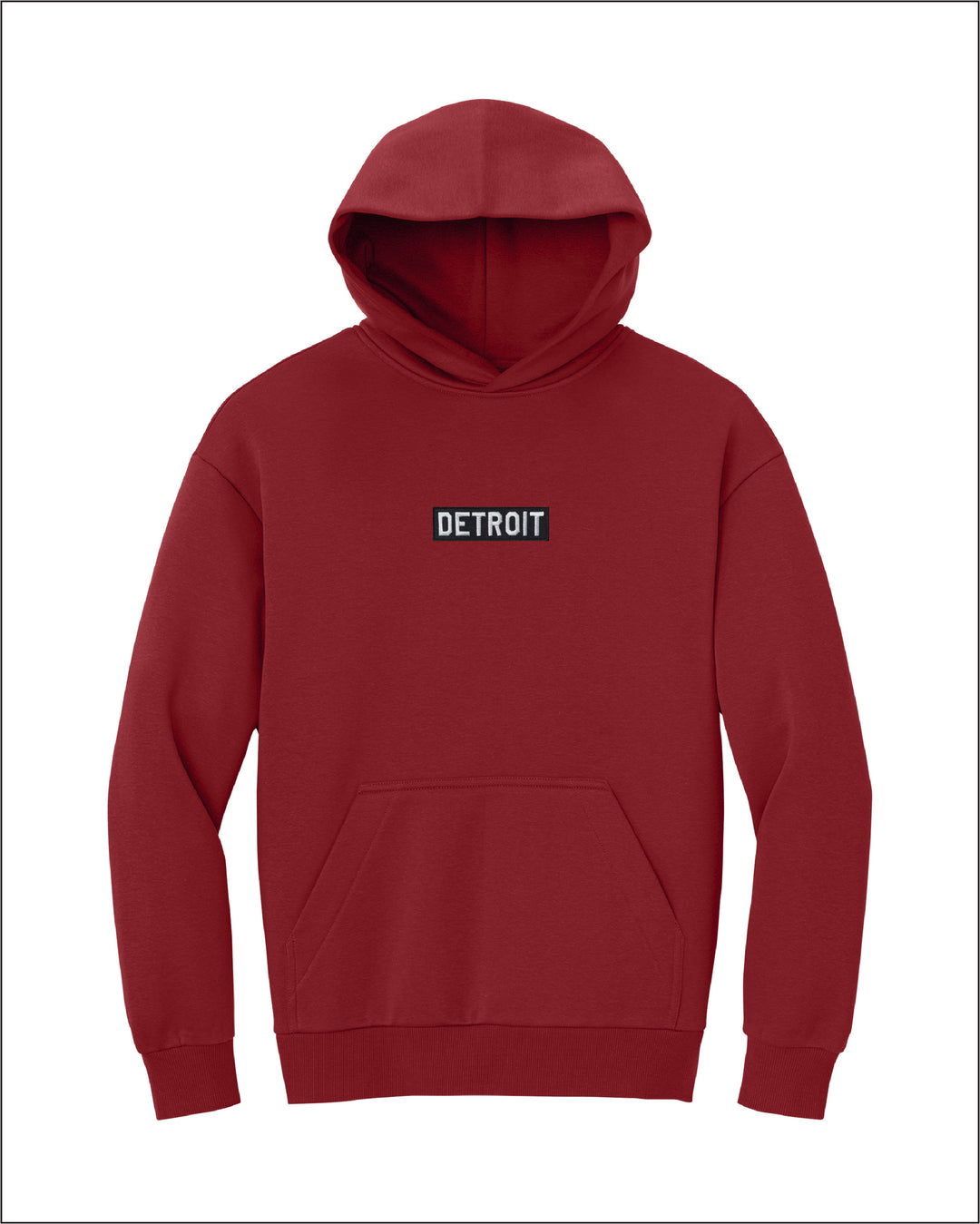 Ink Detroit - Heavyweight Fleece Hoodie with Embroidery - Available in 6 Colors