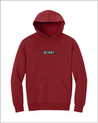 Ink Detroit - Heavyweight Embroidered Patch Fleece Hoodie - Ink Detroit