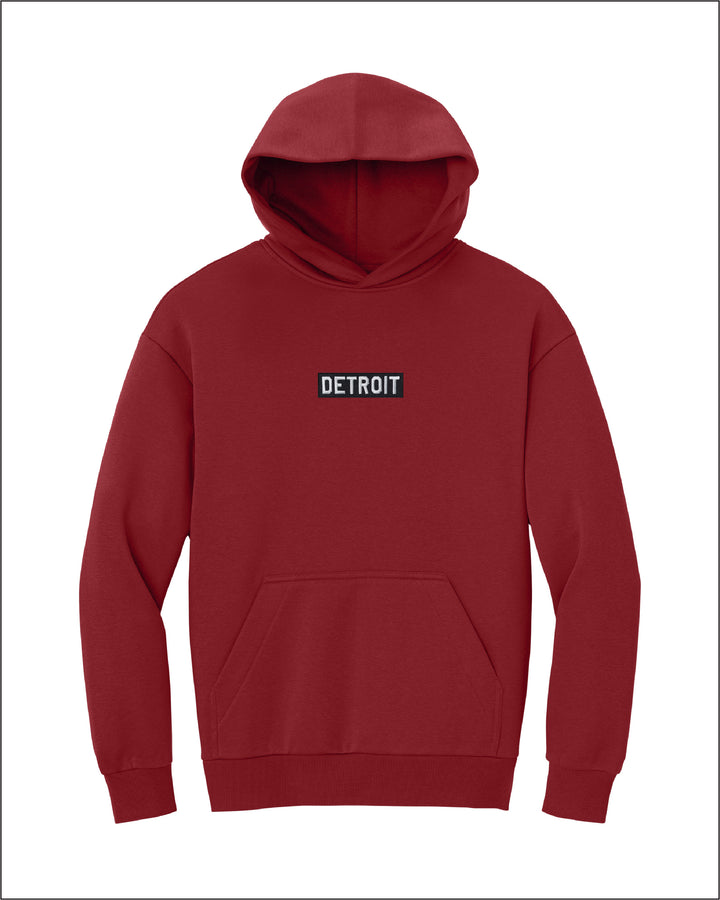 Ink Detroit - Heavyweight Fleece Hoodie with Embroidery - Available in 6 Colors