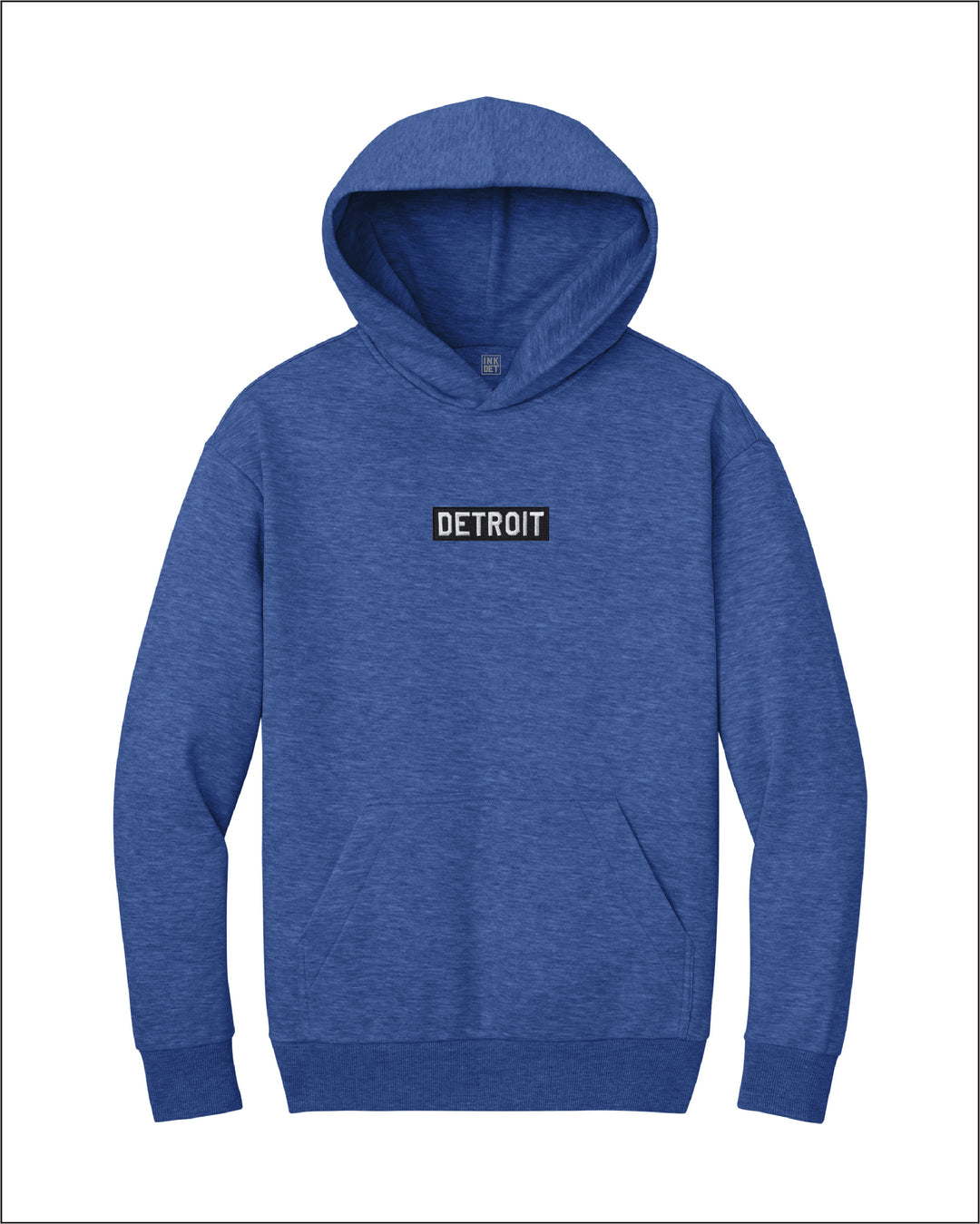 Ink Detroit - Heavyweight Fleece Hoodie with Embroidery - Available in 6 Colors