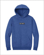 Ink Detroit - Heavyweight Embroidered Patch Fleece Hoodie - Ink Detroit